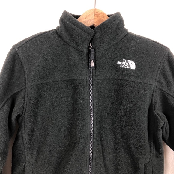 The North Face Boys 10/12 Black Fleece Jacket - Picture 3 of 7